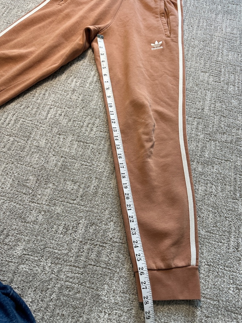 Puma Track Joggers – Rust Brown Slim Fit Drawstring Pants (Medium) - Picture 6 of 10